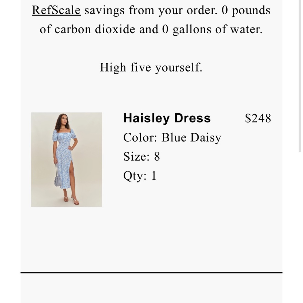 Reformation Haisley Dress